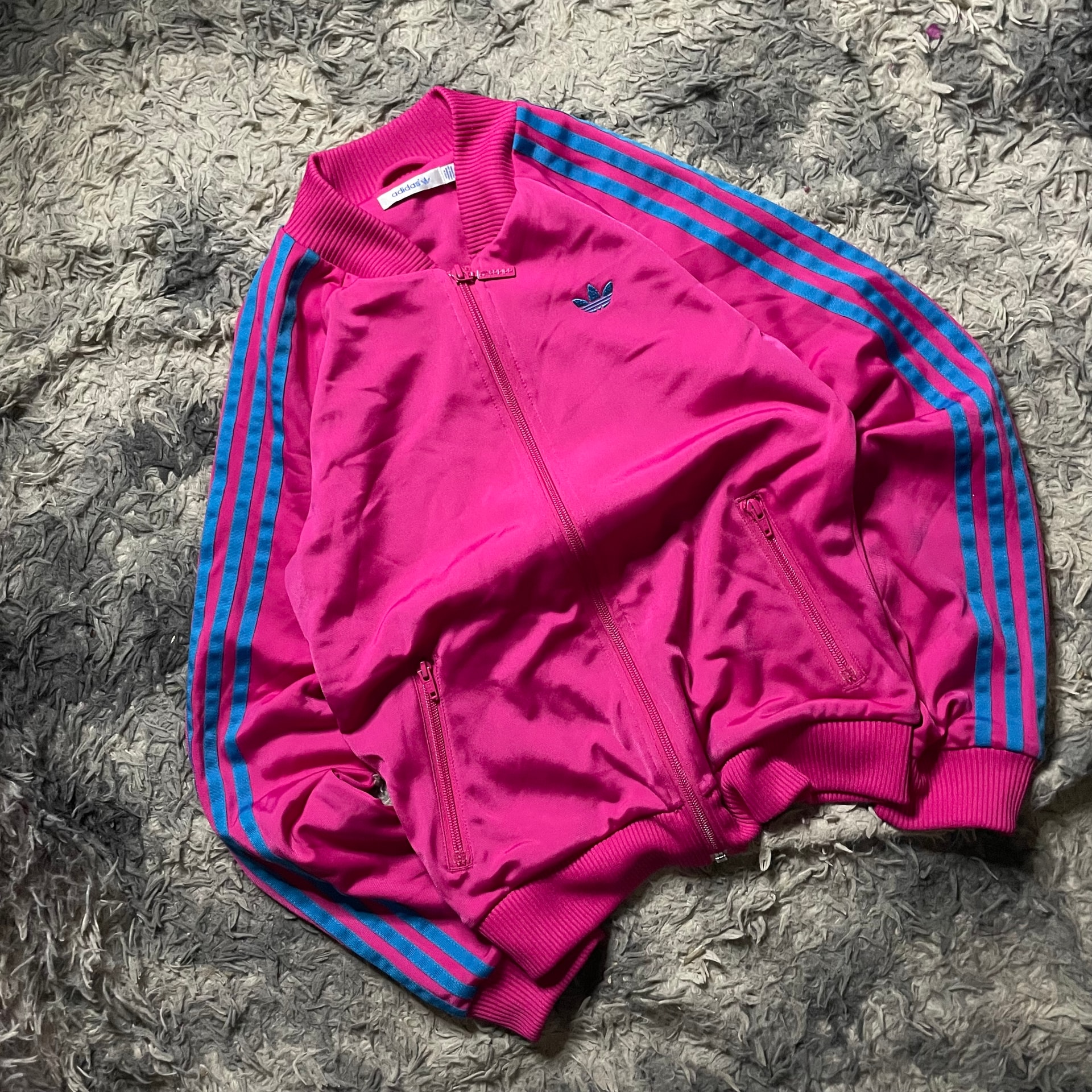 Full zip Adidas Rosa