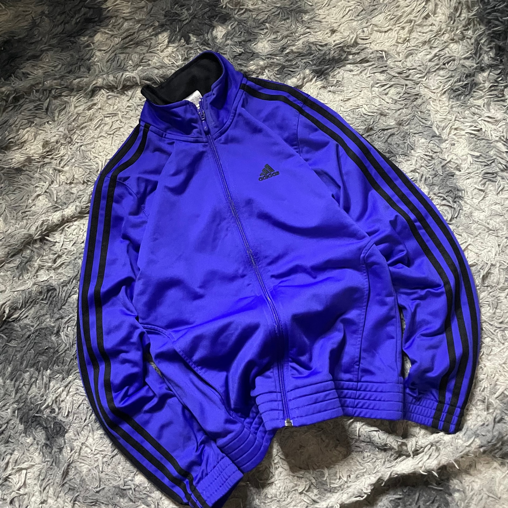 Full zip Adidas morado