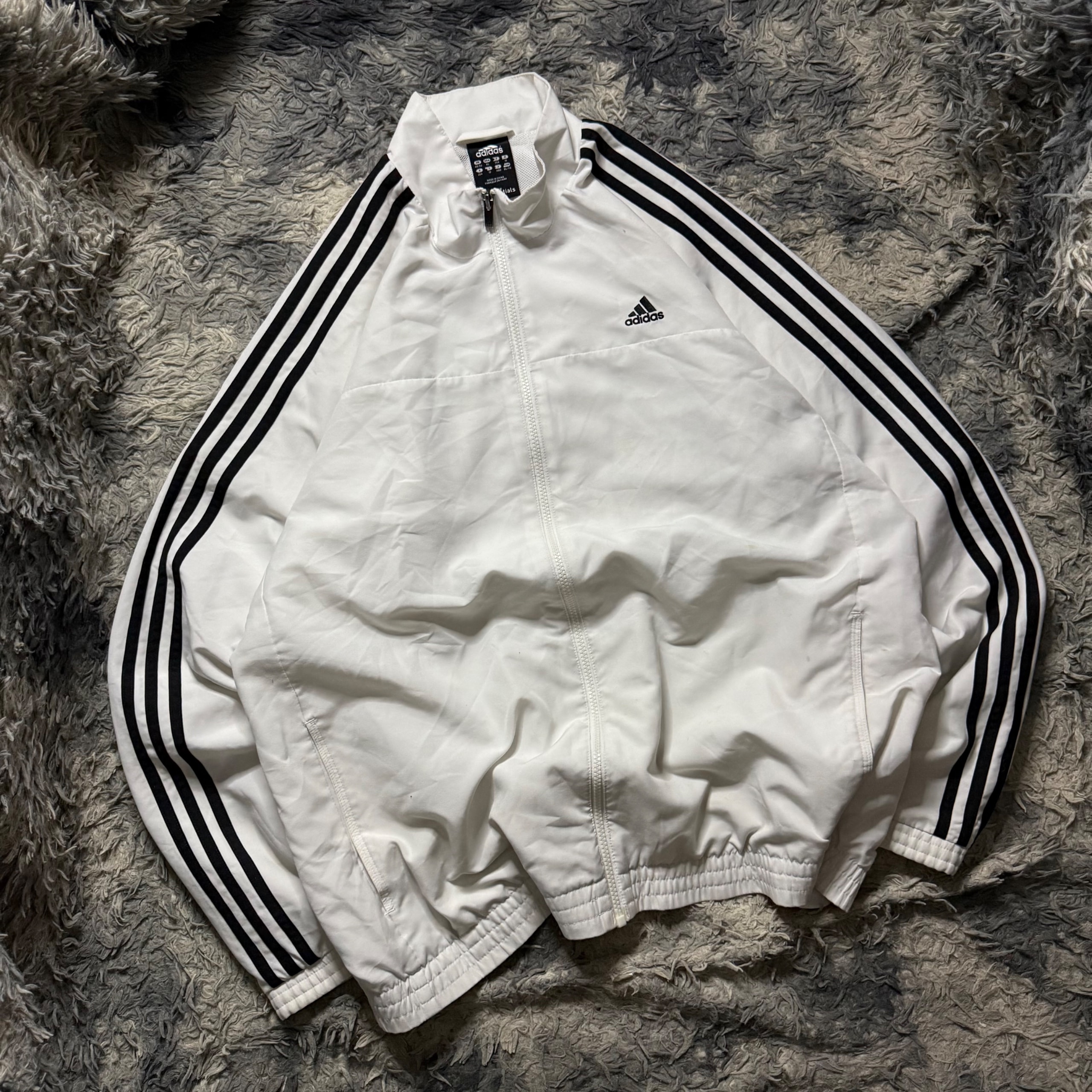 Cortavientos Adidas blanca 