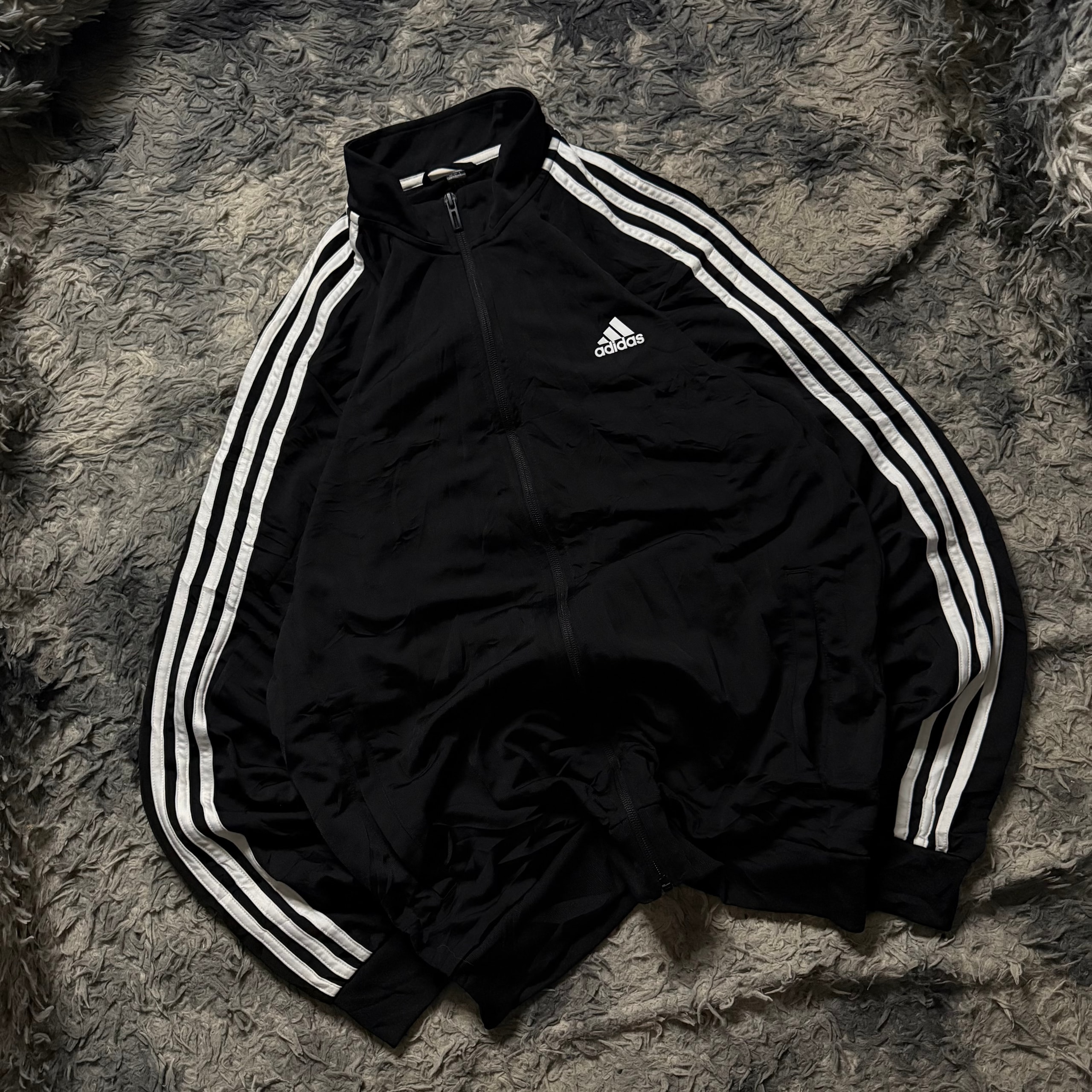 Full zip Adidas Black