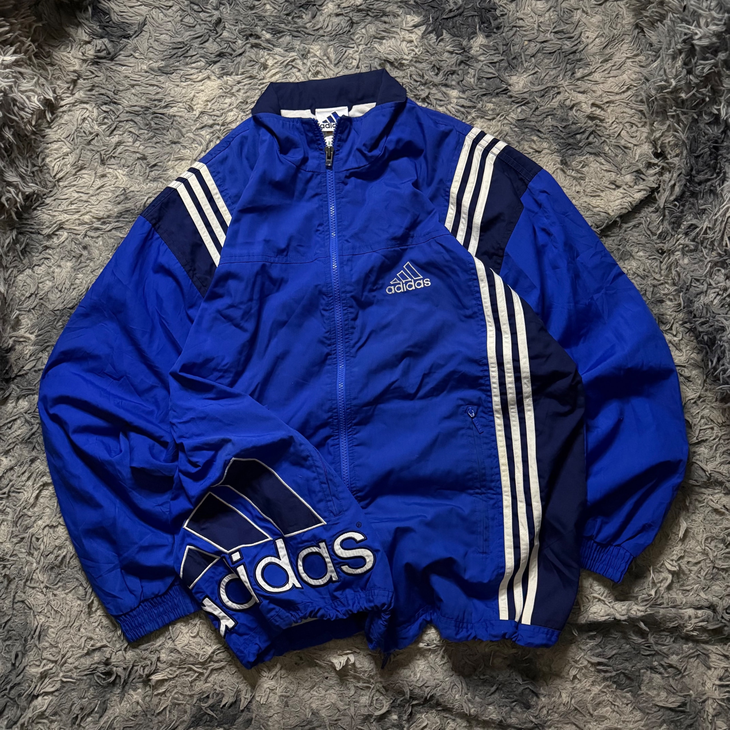 Windbreaker Adidas Blue vintage